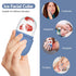 2pcs Ice Roller for Face and Eye, Silicone Ice Facial Roller Ice Holder, Face Ice Mold Skin Care, Face Icers Reusable Ice Cube Roller for Shrink P...