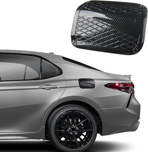 CKE for 8th Gen Camry Compatible with Toyota Camry 2024 2023 2022 2021 2020 2019 2018 Accessories Car Fuel Tank Cover Trim Oil Gas Cap Exterior De...