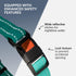CollarDirect Martingale Dog Collar with Stainless Steel Chain and Quick Release Buckle - Reflective Collar for Large, Medium, Small Dogs - Mint Gr...
