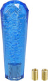 Gear Shifter Knob Kit, 15cm Faux Crystal Stick Shifter Lever Knob Universal for Automatic and Manual Vehicles Durable Acrylic Blue with 2 Adapter...