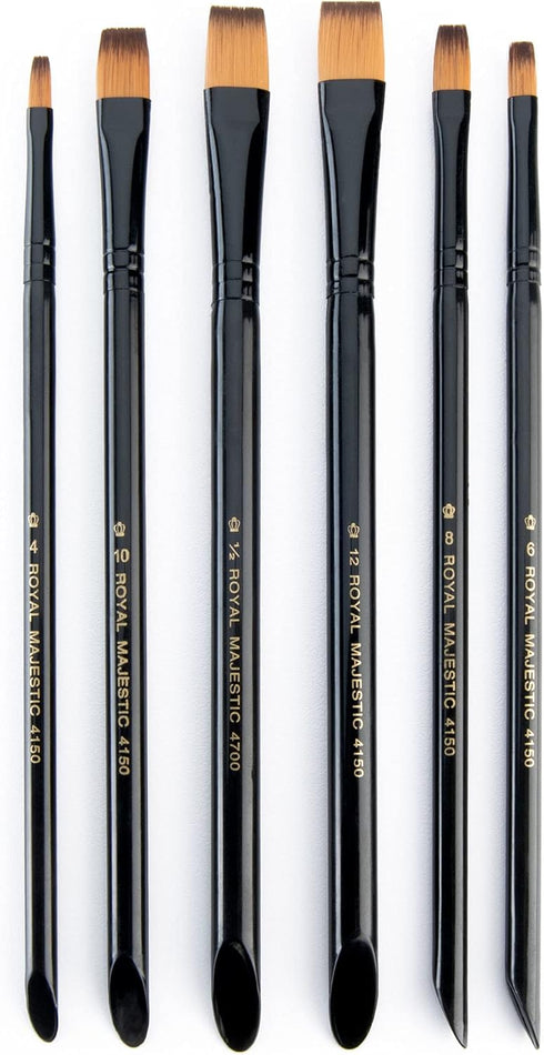Majestic Royal & Langnickel Shader Artist Brush Set, 6-Piece...