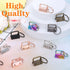 Key Fob Hardware, modacraft 42PCS 1 Inch 7 Colors Keychain Hardware Set Key Fob Hardware for Wristlet Keychain, Key Lanyard and Key Chain Making H...