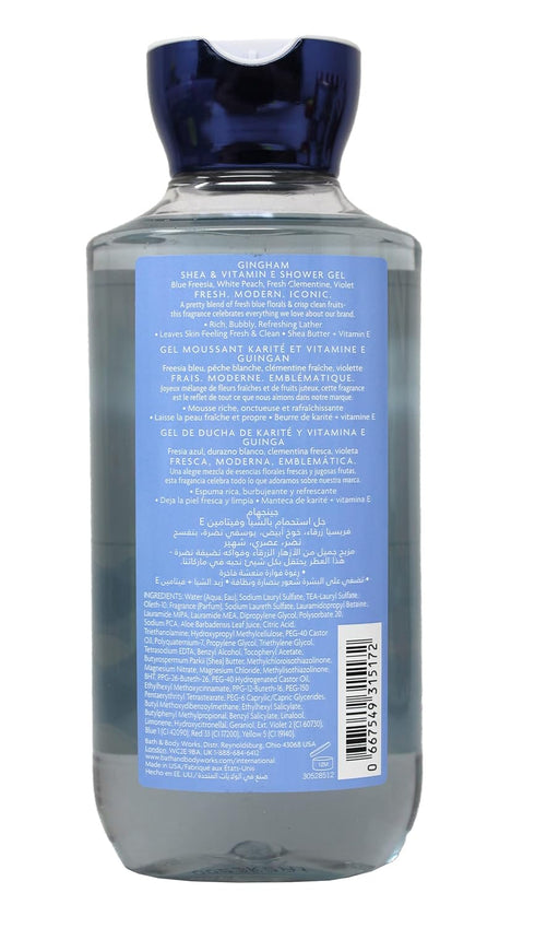 Bath and Body Works Gingham Unisex Shower Gel 10 oz I0109247...