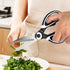 Kitchen Shears, Stainless Steel Cooking Scissors, Multifunctional Heavy-Duty Kitchen Scissor for Fish, Poultry, Meat, Chicken, BBQ, 2-Packs (Black...