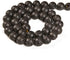 36pcs 10mm Natural Black Volcanic Lava Gemstone Round Spacer Loose Stone Beads for Jewelry Making 15.5" 1 Strand (Black Volcanic Lava, 10mm 36Bead...