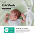 TAFTS 100% Viscose derived from Bamboo Fitted Crib Sheets, Girls, Boys & Unisex, 8 Inch Deep Pocket, Standard Crib & Toddler Mattress, Cooling, So...