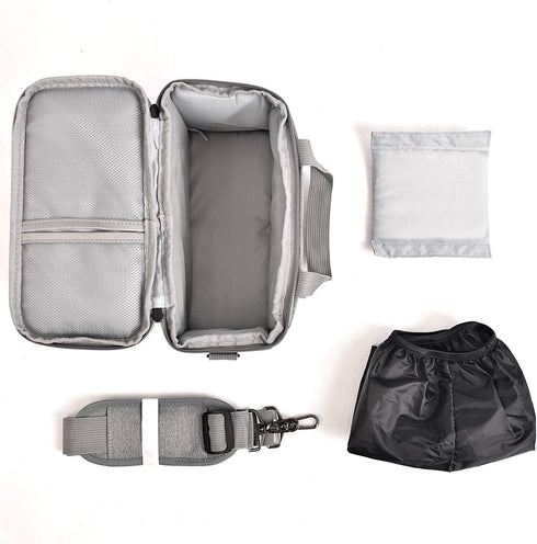 FOSOTO Camera Bag Case with Waterproof Rain Cover Compatible for Nikon D3500 D5600 D7500 D610 Canon EOS 4000D 2000D SL3 T7 M50 M6 SX530 Fujifilm X...