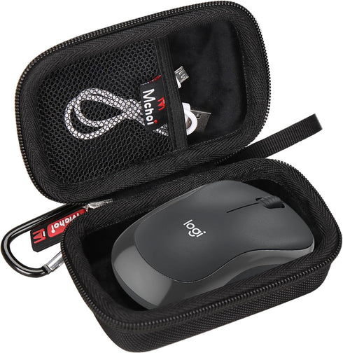 Mchoi Hard Case Suitable for Logitech M240/M185/M186/M187 Silent Bluetooth Mouse, Waterproof Shockproof Wireless Mouse Protective Case, Case Only...