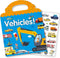 Reusable Sticker Book for Kids, Vehicles Truck Stickers Educational Learning Toys Travel Stickers Activity Books for Toddler Girls Boys Age 3+ Bir...