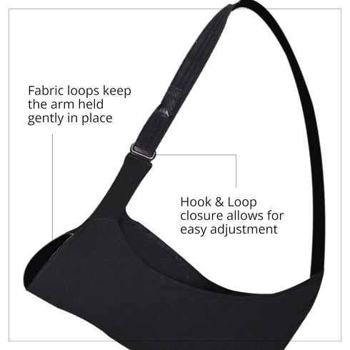 Brownmed - Joslin Sling Ultimate Arm Sling - Arm Sling for Men & Women to Support Shoulder, Elbow, or Wrist Injury - Arm Immobilizer, Shoulder Sta...