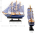 Dedoot Sailboat Model Decor, Wooden Sailing Boat Nautical Decor 7"x8" Model Ship for Ocean Theme Party and Room Decoration, Photo Props...