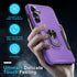 Janmitta for Samsung Galaxy A35 5G Case with Tempered Glass Screen Protector,Heavy Duty Shockproof Full Body Protective Cover Built in Rotatable M...