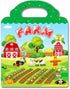 Reusable Sticker Book for Kids, Farm Stickers Educational Learning Toys Travel Stickers Activity Books for Toddler Girls Boys Age 3+ Birthday Gift...
