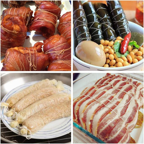 Tenn Well Cooking Twine, 3Ply 656Feet 1mm Food Safe Cotton Kitchen String Butchers Twine for Roasting, Trussing Turkey, Tying Meat, Making Sausage...