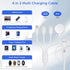 4 in 2 Multi Charging Cable for Apple Watch Charger,USB C Cable Universal Tra vel Charger with Lightning Type C Compatible with iPhone 15 14 13 iW...