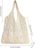 Women's Shoulder Handbags Cute tote bags Large knit bag Aesthetic Crocheted bags Shopping bag...