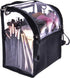 Trave Medium Makeup Brush Buddy Makeup Brush Holder Bag Cosmetic Kits Beauty Accessories Storage Organizer Bag with 4 Dividers & Shoulder Straps...