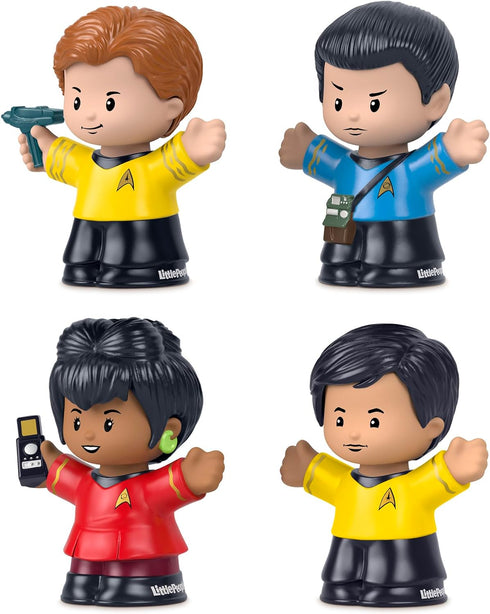 Little People Collector Star Trek TV Series Special Edition Set for Adults & Fans, 4 Figures in Display Box...