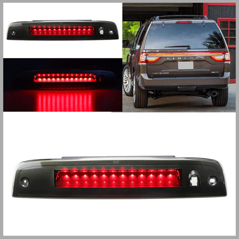 LED 3rd Brake Light High Mount Stop Light Cargo Light Replacement Fit for Ford Expedition 2003-2016,Fit for Lincoln Navigator 2003-2016 (Black Hou...