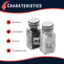 Racehorse Salt and Pepper Shaker Set of 2 Bottles | Expertly Crafted Pewter Glass...