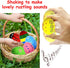 Wooden Easter Egg Shakers Baby Easter Maracas Easter Eggs for Baby Kids Musical Instruments Early Learning Toys, 6 Pcs...