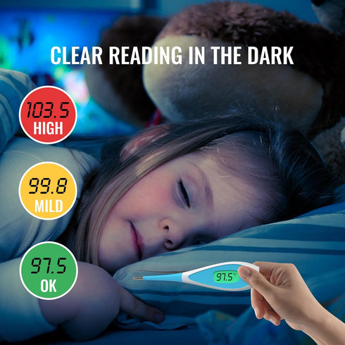 Boncare Thermometer for Adults, Oral Thermometer for Fever with 10 Seconds...