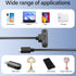 USB 2.0 Tyep C Panel Mount Adapter Cable 90 Degree Angle USB C Male to Female Extension CableUSB 2.0 Type C Cable with Panel Mount Screw for Lapto...