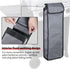 Grill Utensil Accessory Storage Bag Grey Waterproof BBQ Tool Storage Bags Grill Tools Foldable Barbecue Appliance Bracket Bag for Camping Hiking B...