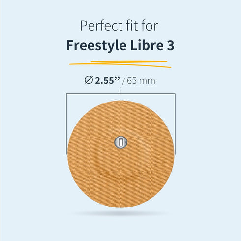 10 x Freestyle Libre 3 Sensor Covers, Overpatch, Last Up to 14 Days, Sweat & Waterproof, CGM, Glucose Monitor Protection, Pastel...