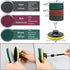 24pcs Drill Brush Attachment Set, 8pcs Scrubber Brushes with 9pcs Scouring Pad 3pcs Scrubbing Sponge 2pcs White Wool Pad 1pcs Backer and 1pcs Exte...