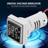 AC Current and Voltage Indicator, 22mm AC Voltage Current Display Meter, 0-100A 60-500V LED Display Voltmeter AC Ammeter Voltmeter Square Head Vol...