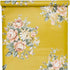 Yifely Vintage Peony Floral Shelving Paper Dark Yellow Peel & Stick Shelf Liner Dresser Drawer Sticker 17.7 Inch by 9.8 Feet...