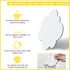 ATTACK SHARK Cloud Wrist Rest and Coaster Combo, Soft Comfortable and Non-Slip PU, Heat Insulation and Durable Slow Rebound Ergonomic Wrist Pad fo...
