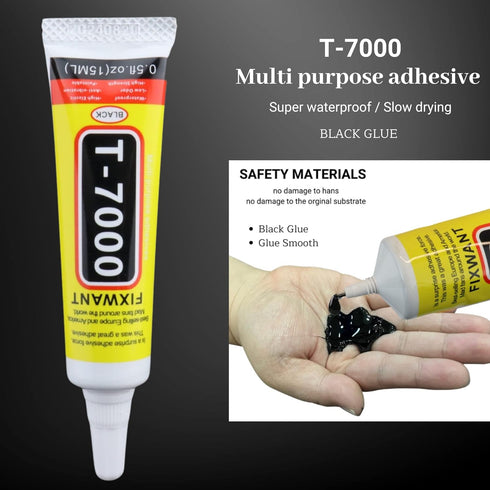 T-7000 Upgrde Glue for Phone Glass Fabric Craft Loudspeaker, T7000 High Viscosity Glues for Cell Phone Screen Repair (2x15ML/ 0.5fl.oz)...