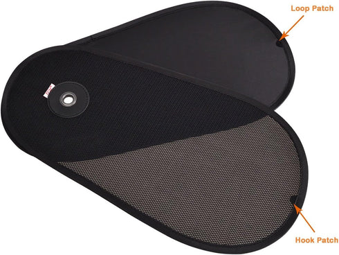 TFY Car Interior Roof Handle Sunshade Glare Reduction Plus Sun Protection for Driver and Passengers - for Ford, Chevrolet, Buick, Audi, BMW, Honda...