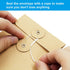 20 Pcs String Tie Closure Kraft Paper Envelope, 14x10cm/5.51x3.94inch Vintage Brown Envelopes Square Small Envelopes for Photo Card Document Coin ...
