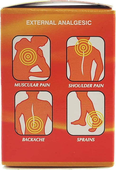 Eagle Brand Muscular Balm, External Analgesic, Warming Pain Relief, 0.7oz x 3, (Pack of 3)...