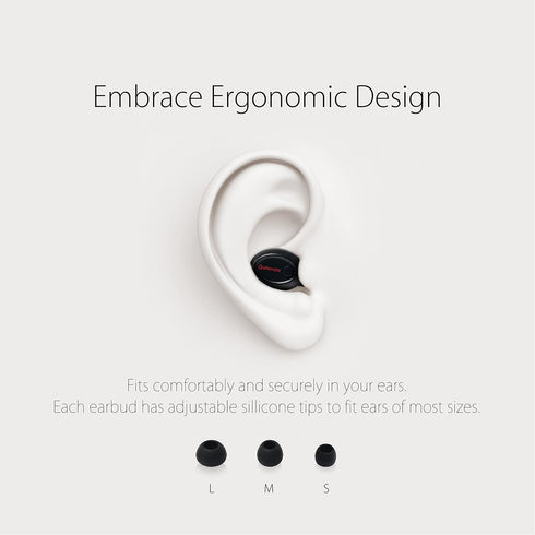 G8 Bluetooth Earpiece Wireless Headphone Mini Invisible Earbud, 6 Hrs Playtime 2 Magnetic USB Chargers Tiny Smallest Headset Single Car Earphone w...