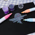 Marte Vanci Glue Pens with 12 Colours Fine Glitter Quick Dry Liquid Glue Stick Chisel Tip Glue Pen Set for Scrapbook Crafting Supplies Card Making...