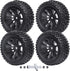 Outer Diameter 2.99inch(76mm) 1/10 On Road Touring Car Wheels and Tires 12mm Hex for Traxxas 4Tec 2.0 Latrax Teton Redcat EPX Drift Car HSP Flying...