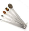 Brccee AC Measuring Spoons Set of 5, (tad, dash, pinch, smidgen and drop) Mini Stainless Steel Measuring Spoons...