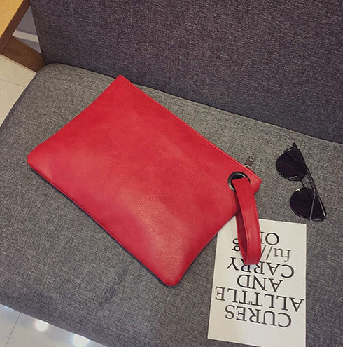 Oversized Clutch Bag Purse and Handbag Womens Large PU Leather Evening Wristlet Handbags...