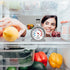 PECULA Refrigerator Thermometer Large Dial, Freezer Thermometer -30-30 Deg ?/-20-80 Deg ?, Fridge Thermometer by Stainless Steel, Thermometer for ...