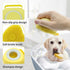 WishLotus Pet Bath Brush, Soft Silicone Cat Grooming Brush Dog Bath Massage Brush Shampoo Dispenser Heart-Shaped Multifunctional Bath Brush for Pe...
