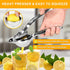 Premium Lemon Squeezer, Large Heavy Duty Handhelp Juicer for Lemon, Stainless Steel Hand Press Citrus Juicer, Lime Squeezer Bar Tool, Manual Citru...