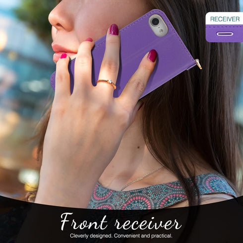 FYY Designed for iPhone SE Case 2022 (3rd Gen) / iPhone SE Case 2020 (2nd Gen) / iPhone 7 Case/iPhone 8 Case, Luxury PU Leather Wallet Phone Case ...