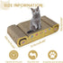 jovani Cat Scratching Board,3-in-1 Cardboard Cat Scratcher for Indoor Cats - Durable Cat Scratch Pad for Indoor Kitten to Protect The Furniture...