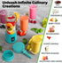 Personal Blender for Shakes and Smoothies, USB Rechargeable Shaker, Portable Juicer with Six Cutters, 380ML Juice Bottle for Travel Gym?Teal?...