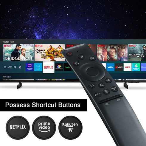 New Universal Remote Replacement for Samsung Smart TV remotes LCD LED UHD QLED TVs, with 3 Hotkeys Buttons...