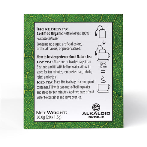 Good Nature Organic Nettle Tea, 1.058 Ounce...